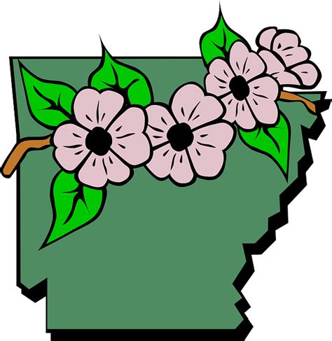 Arkansas Map State · Free vector graphic on Pixabay