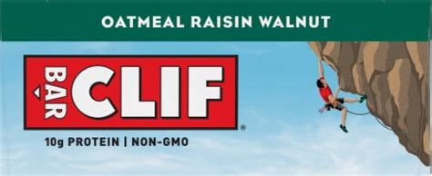 Clif Bar® Oatmeal Raisin Walnut Energy Bars, 12 ct / 2.4 oz - Ralphs