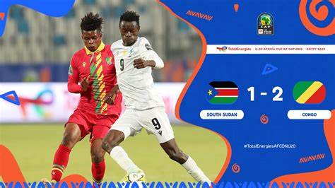 South Sudan 🆚 Congo Highlights - #TotalEnergiesAFCONU20 group stage ...