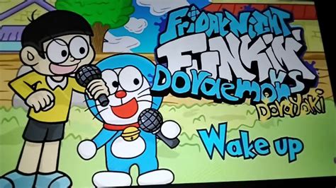 fnf vs doraemon wake up doraemon tailkes - YouTube