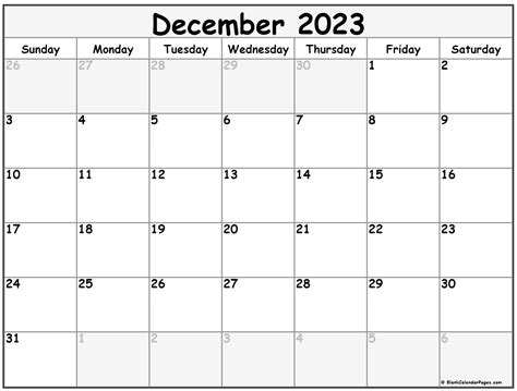 December 2023 calendar | free printable calendars