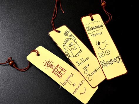 imprints handmade: Caricaturish bookmarks