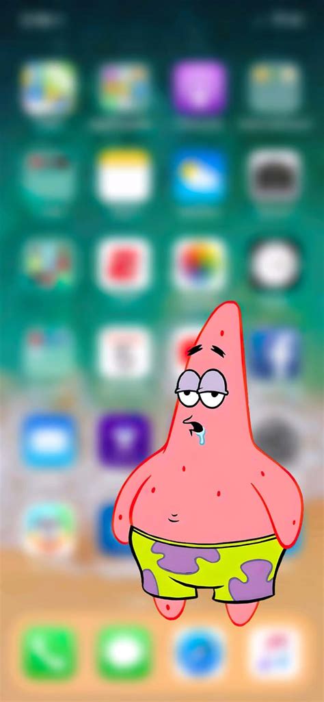 Patrick Star Iphone Wallpaper