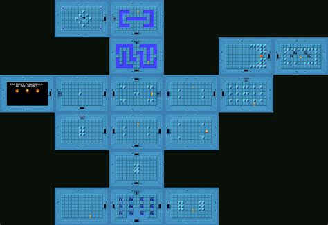 The Legend of Zelda - Dungeon Maps