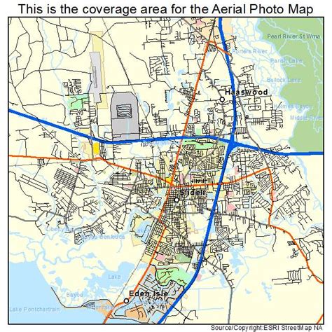 Aerial Photography Map of Slidell, LA Louisiana