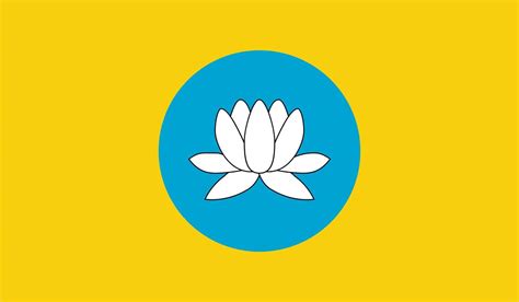 Kalmykia flag image 14495929 Vector Art at Vecteezy