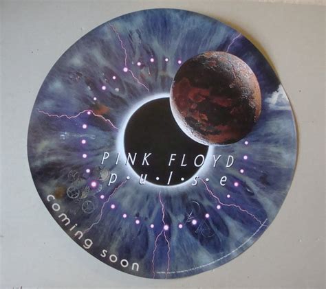 Pink Floyd Pulse Eyeball Promo Round Poster Columbia Sony 1995 - Catawiki