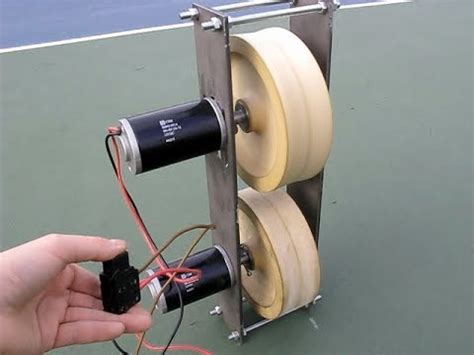 Tennis ball machine DIY - part 1 - YouTube