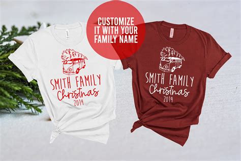 Custom Family Christmas Shirts Matching Christmas Pajama | Etsy | Christmas shirts, Family ...