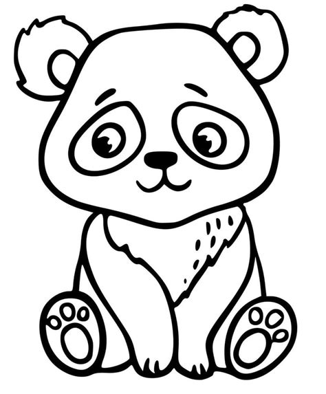 Free Panda Coloring Pages For Kids