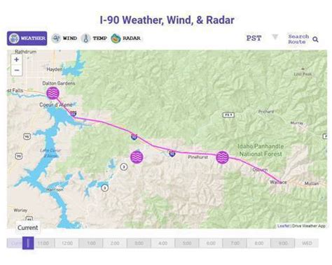 I-90 Weather Idaho - Drive Weather