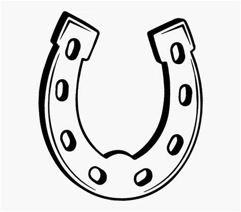 Transparent Horseshoe Clip Art Png - Horseshoe Drawing , Free ...