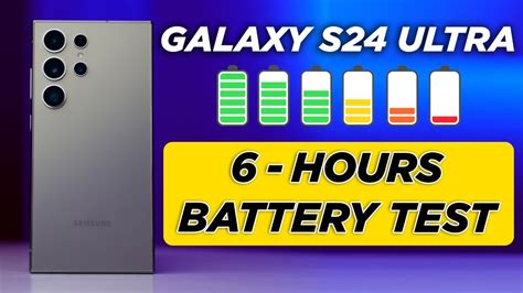 Samsung Galaxy S24 Ultra 6-Hour Battery Test | Display test, Benchmarks ...