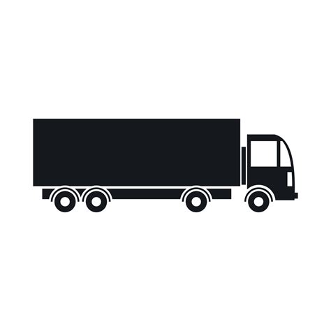 Truck icon, simple style 14430554 Vector Art at Vecteezy