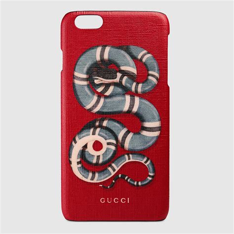 Gucci Snake Print Iphone 6 Plus Case in Black | Lyst