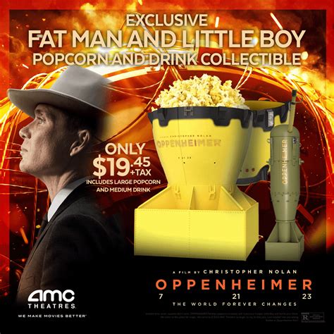 Oppenheimer popcorn and drink collectibles : r/AMCsAList