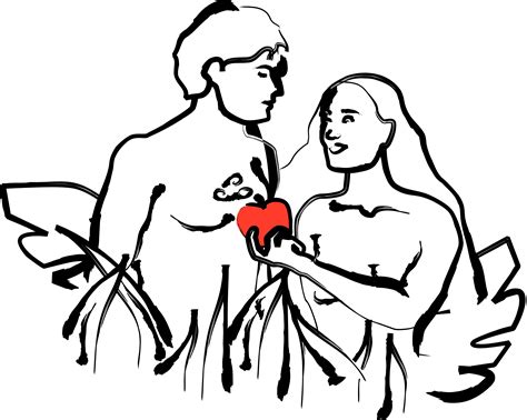 adam and eve clipart - Clip Art Library