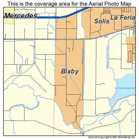 Aerial Photography Map of Bixby, TX Texas