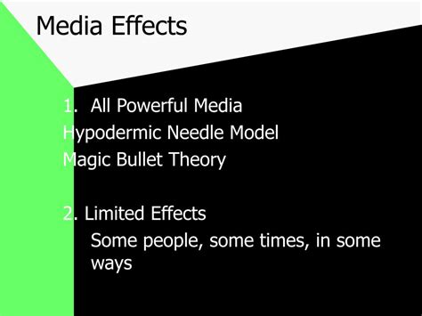 PPT - Media Effects PowerPoint Presentation, free download - ID:422486