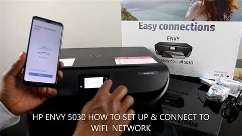 HP ENVY 5030 HOW TO SET UP & CONNECT TO WIFI NETWORK - YouTube