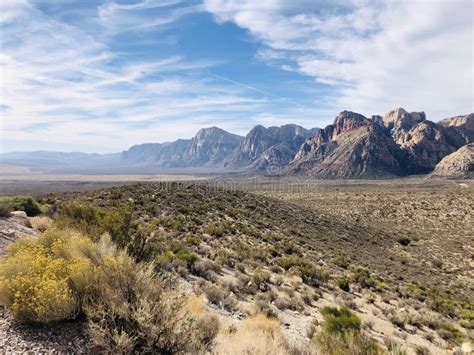 Spring Mountain Range Near Las Vegas Nevada Stock Image - Image of ...