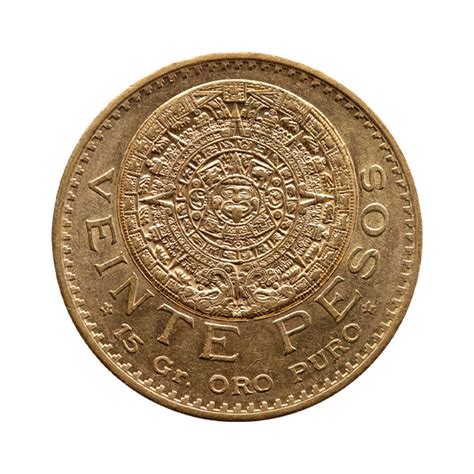 20 Pesos Mexican Gold Coin (Random Year) from PIMBEX.