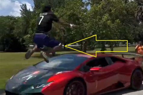 Youtube star IShowSpeed jumps over Lamborghini, causing uproar