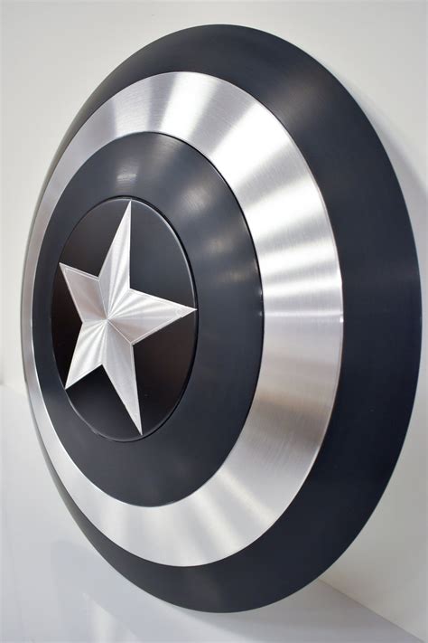 Black Captain America Shield - Metal Prop Replica – Comic Sandwiches