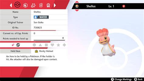 Pokemon Sword and Shield Shiny Shellos West Form 6IV-EV Trained ...