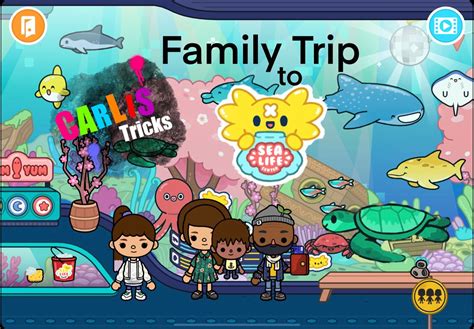 *Toca Boca* Family Trip to Sea Life | Family travel, Sea life, Miniature school