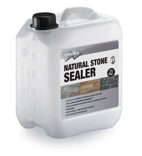 £27 Clean Seal Natural Stone Sealer 5 L | Departments | DIY at B&Q | Patio, Paving, Sealer