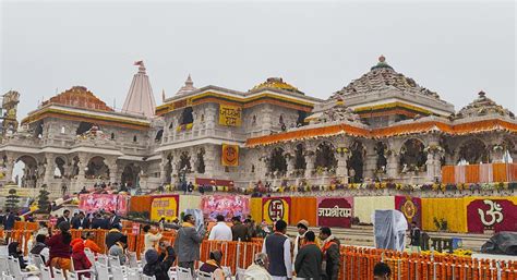 Ram Mandir ‘Pran Pratishtha’ ceremony concludes: Check out visuals from Ayodhya | India News ...