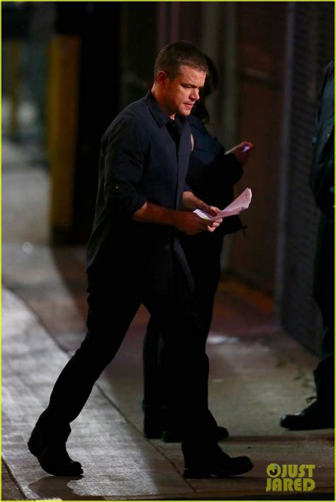 Photo: matt damon jimmy kimmel feud continues 10 | Photo 3520648 | Just Jared: Entertainment News