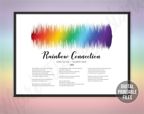 Rainbow Connection Lyrics Printable - Printable Word Searches