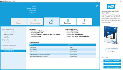 Download WD SSD Dashboard 2.8.0.0