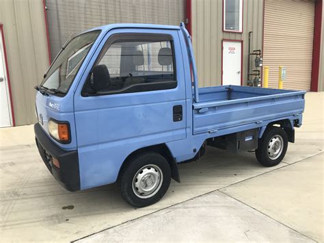 1992 Honda Acty 4WD SDX HA4 5 Speed 660cc KEI Truck Blue AUCTION GRADE 3 78k kilometers For Sale ...