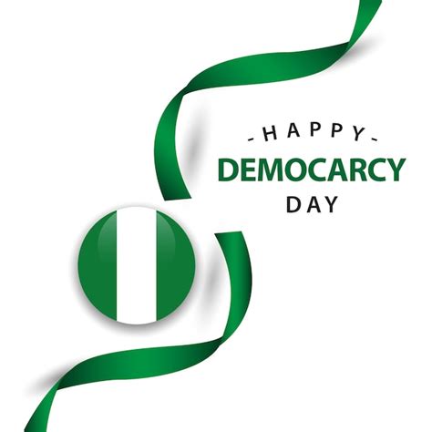 Premium Vector | Happy democracy day vector template design