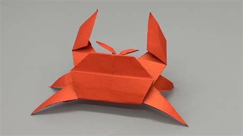 Origami Crab || Easy Origami Crab || | Origami easy, Origami pig ...