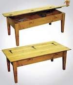 Hinged-Top Coffee Table Woodworking Plan. - WoodworkersWorkshop