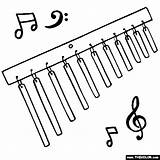 Glockenspiel Coloring Pages sketch template