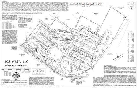 Example Surveying Plats and Maps - Smoky Mountain Land Surveying Franklin, NC