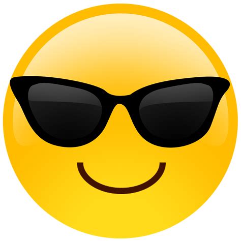 Sunglasses Emoji Cutouts - Oversized Emoji Cutouts - Build A-Head in ...