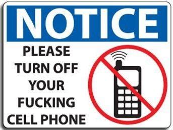 Funny Sign Prank No Cell Phone | eBay