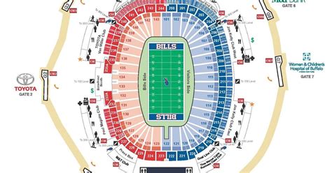 ralph wilson stadium seating chart