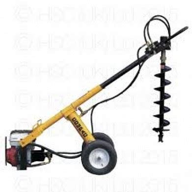 Post Hole Auger, One Man, 6", 8", 10", 12" - Broadline Rentals