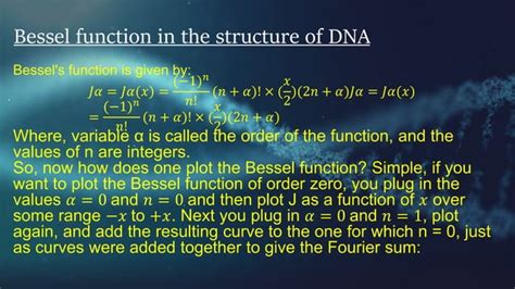 Applications of Bessel's Function. | PPT