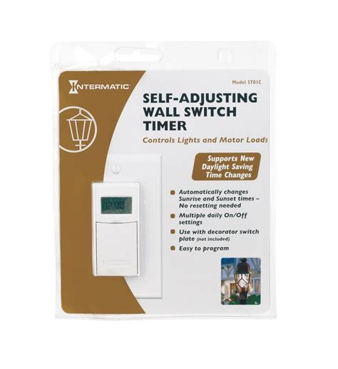 Intermatic ST01 Digital In-Wall Timer, White – toolboxsupply.com