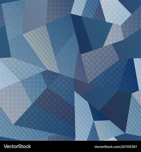 Blue color fabric seamless pattern Royalty Free Vector Image