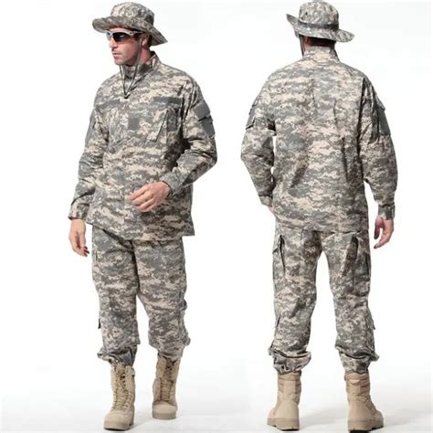 Military TacTical SWAT Camo Uniform / ACU Multicam Desert Woodland Digital Camouflage Color-in ...