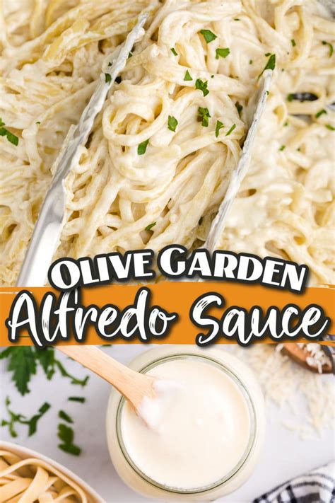 Copycat Olive Garden Fettuccini Alfredo Sauce - Princess Pinky Girl